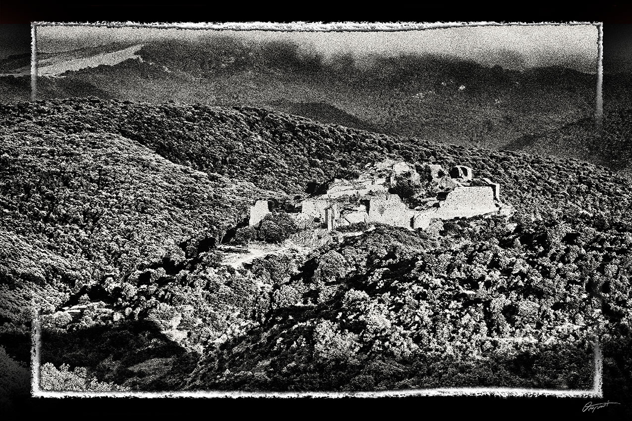 Photographie d'art du Chateau de Termes
